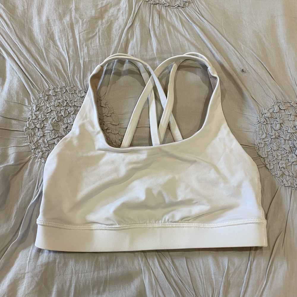 lululemon white sports bra